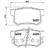BREMBO Kit pastiglie freno, Freno a disco BREMBO P 28 051