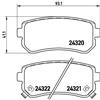 BREMBO Kit pastiglie freno, Freno a disco BREMBO P 30 025