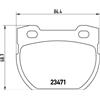 BREMBO Kit pastiglie freno, Freno a disco BREMBO P 44 006
