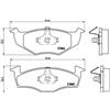 BREMBO Kit pastiglie freno, Freno a disco BREMBO P 85 031