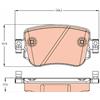 TRW Kit pastiglie freno, Freno a disco TRW GDB2042