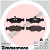 ZIMMERMANN Kit pastiglie freno, Freno a disco ZIMMERMANN 23101.175.1