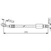 BOSCH Flessibile del freno BOSCH 1 987 476 202