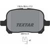 TEXTAR Kit pastiglie freno, Freno a disco TEXTAR 2351302