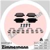 ZIMMERMANN Kit pastiglie freno, Freno a disco ZIMMERMANN 24537.160.2