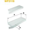 WIX FILTERS Filtro, Aria abitacolo WIX FILTERS WP2116
