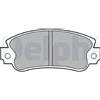 DELPHI Kit pastiglie freno, Freno a disco DELPHI LP509