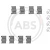 A.B.S. Kit accessori, Pastiglia freno A.B.S. 1133Q