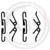 A.B.S. Kit accessori, Pastiglia freno A.B.S. 1220Q