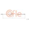 COFLE Cavo, freno di stazionamento COFLE 11.5750