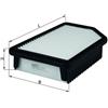 KNECHT Filtro aria KNECHT LX 3300