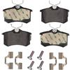 MEYLE Kit pastiglie freno, Freno a disco MEYLE 025 209 6117/PD
