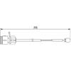 BOSCH Contatto segnalazione, Usura past. freno/mat. d'attrito BOSCH 1 987 474 938