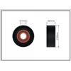 CAFFARO Rullo tenditore, Cinghia Poly-V CAFFARO 500008
