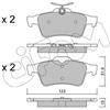 CIFAM Kit pastiglie freno, Freno a disco CIFAM 822-337-3