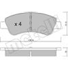 METELLI Kit pastiglie freno, Freno a disco METELLI 22-0327-0