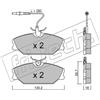 fri.tech. Kit pastiglie freno, Freno a disco fri.tech. 144.0
