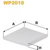 WIX FILTERS Filtro, Aria abitacolo WIX FILTERS WP2018