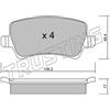 TRUSTING Kit pastiglie freno, Freno a disco TRUSTING 692.0