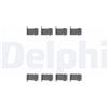 DELPHI Kit accessori, Pastiglia freno DELPHI LX0226