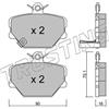TRUSTING Kit pastiglie freno, Freno a disco TRUSTING 350.0