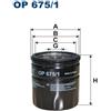 FILTRON Filtro olio FILTRON OP 675/1
