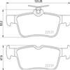 BREMBO Kit pastiglie freno, Freno a disco BREMBO P 24 175