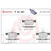BREMBO Kit pastiglie freno, Freno a disco BREMBO P 24 201