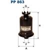 FILTRON Filtro carburante FILTRON PP 863