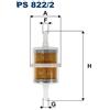 FILTRON Filtro carburante FILTRON PS 822/2