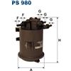 FILTRON Filtro carburante FILTRON PS 980