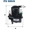 FILTRON Filtro carburante FILTRON PS 980/8