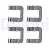 DELPHI Kit accessori, Pastiglia freno DELPHI LX0483