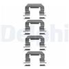 DELPHI Kit accessori, Pastiglia freno DELPHI LX0667