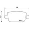 BREMBO Kit pastiglie freno, Freno a disco BREMBO P 24 075X