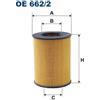 FILTRON Filtro olio FILTRON OE 662/2