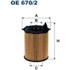 FILTRON Filtro olio FILTRON OE 670/2