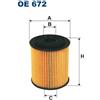 FILTRON Filtro olio FILTRON OE 672
