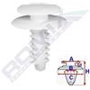 ROMIX Clip di fissaggio ROMIX 11028 ALFA ROMEO, FIAT, LANCIA