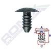 ROMIX Clip di fissaggio ROMIX A12271C AUDI, FIAT, SEAT, SKODA, VW
