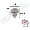 ROMIX Clip di fissaggio ROMIX B23169 FIAT, SUZUKI