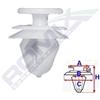 ROMIX Clip di fissaggio ROMIX C10091 CITROEN, PEUGEOT, VOLVO