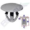 ROMIX Clip di fissaggio ROMIX C40040 OPEL, RENAULT, VW