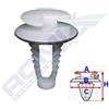 ROMIX Clip di fissaggio ROMIX C50868 FORD