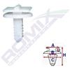ROMIX Clip di fissaggio ROMIX C50877 FORD