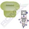 ROMIX Clip di fissaggio ROMIX C60104 CITROEN, DACIA, FIAT, PEUGEOT, RENAULT