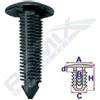 ROMIX Clip di fissaggio ROMIX B22042 OPEL
