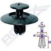 ROMIX Clip di fissaggio ROMIX B22158 MAZDA