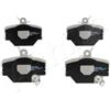 ASHIKA Kit pastiglie freno, Freno a disco ASHIKA 50-0M-000