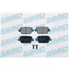 SAMKO Kit pastiglie freno, Freno a disco SAMKO 5SP1272